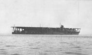 Asisbiz Archive Japanese Naval photo showing the Japanese aircraft carrier Kaga during sea trials 03