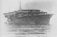 Asisbiz Imperial Japanese Navy aircraft carrier Kaga anchored off Ikari Japan sometime in 1930 01