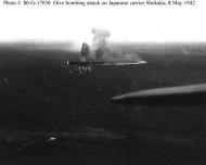 Asisbiz Japanese Carrier Shokaku under attack during the Battle of Coral Sea 8th May 1942 USN G17030