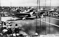 Asisbiz Japanese Zero Fighters pre launch HIJMS Shokaku Battle of the Santa Cruz Islands 26th Oct 1942 01