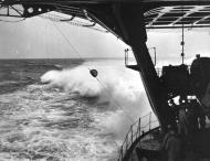 Asisbiz Archive Japanese Naval photo showing the Japanese aircraft carrier Soryu doing 35knots sea trials Nov 1937 01