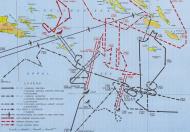 Asisbiz Artwork showing a map of the Battle of the Coral Sea May 1942 0A