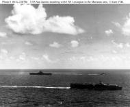 Asisbiz USS San Jacinto with USS Lexington II Marianas 1944 01