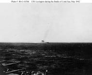 Asisbiz USS Lexington during Battle of Coral Sea May 1942 01