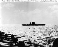 Asisbiz USS Lexington during Battle of Coral Sea May 1942 03