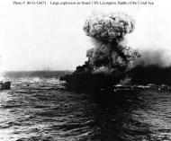 Asisbiz USS Lexington during Battle of Coral Sea May 1942 11