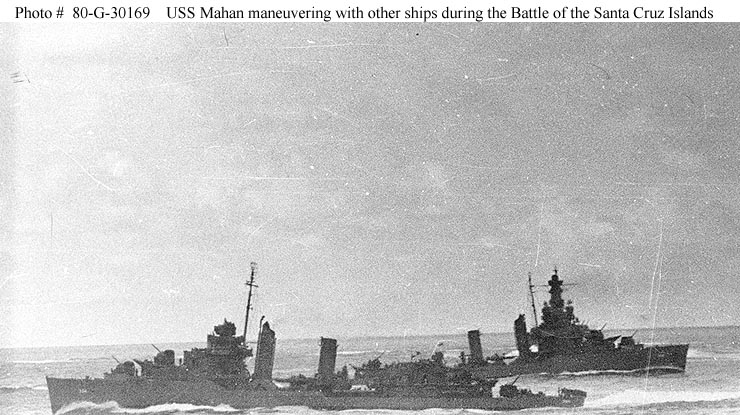 USS Mahan during Battle Santa Cruz 01