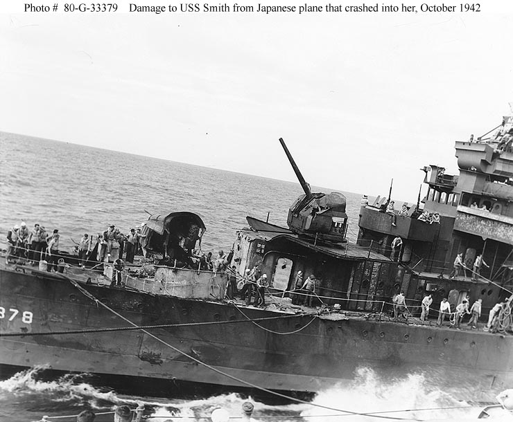 USS Smith during Battle Santa Cruz 03