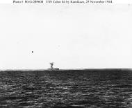 Asisbiz CVL 28 USS Cabot hit by Kamikaze Nov 25th 1944 01