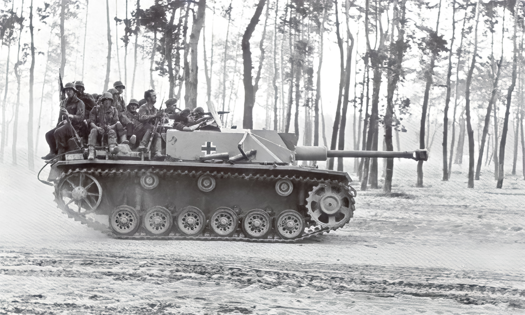 German-self-propelled-artillery-Sturmges