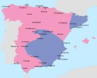Asisbiz Artwork showing a map of the Spanish Civil War in July 1938 0A