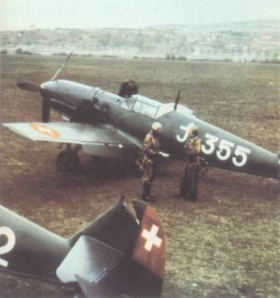 Bf 109E3 Swiss Fliegertruppe J 355