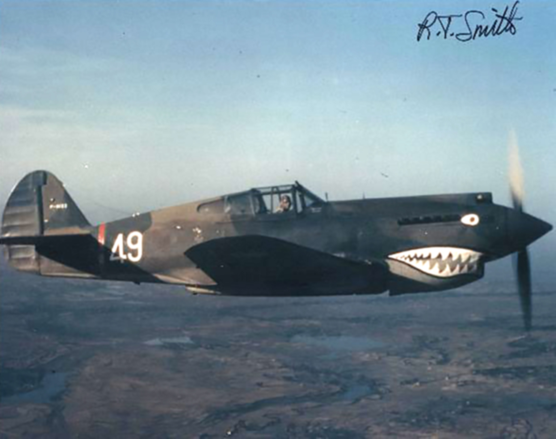 Curtiss Hawk 81A 23FG3PS White 49 Tommy Haywood Burma 1942 04
