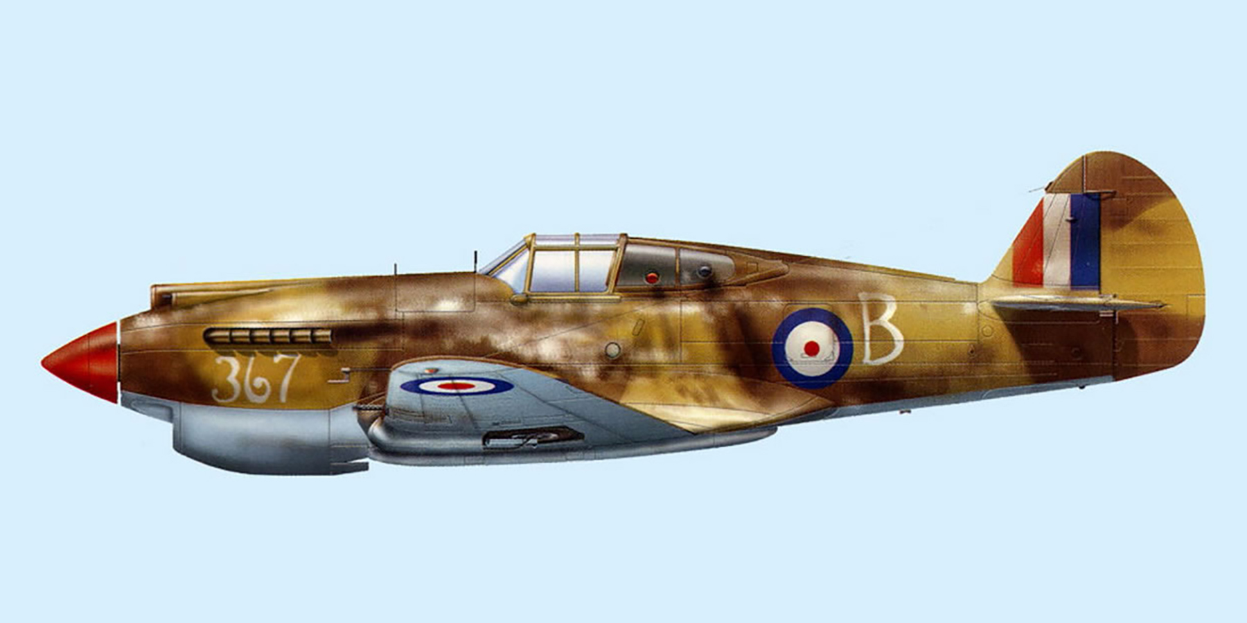 Curtiss Tomahawk IIb RAAF 3Sqn B AN367 1941 0A