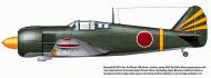 Asisbiz Art Kawasaki Ki 100 I Kou 18th Sentai 3rd Chutai Kashiwa Japan 1945 0A