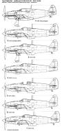 Asisbiz Art profile blueprints and technical drawings of Japanese fighter Kawasaki Ki 61 Tony 01