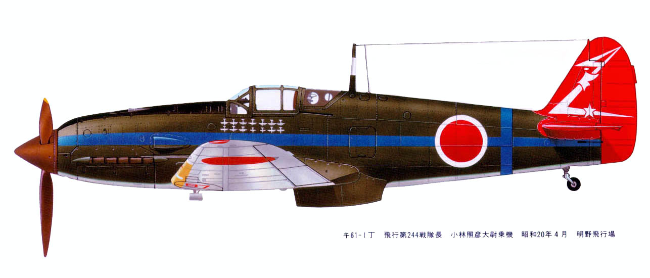 Artwork Tony Ki 61 244 Sentai Brown Tembico Kobayashi 11 Kills Japan 1945 0A