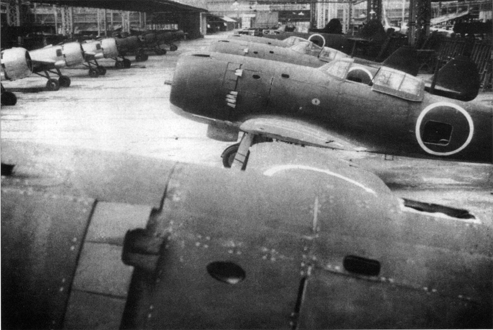 Nakajima Ki 84 Hayate production line 1945 03