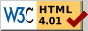 Logo W3 valid html401