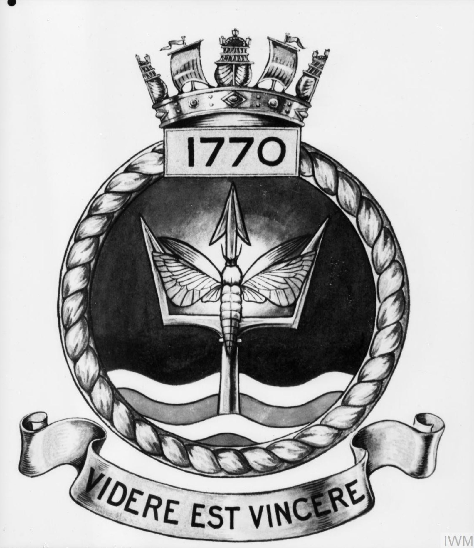 Fleet Air Arm crest of 1770 Squadron IWM A26797