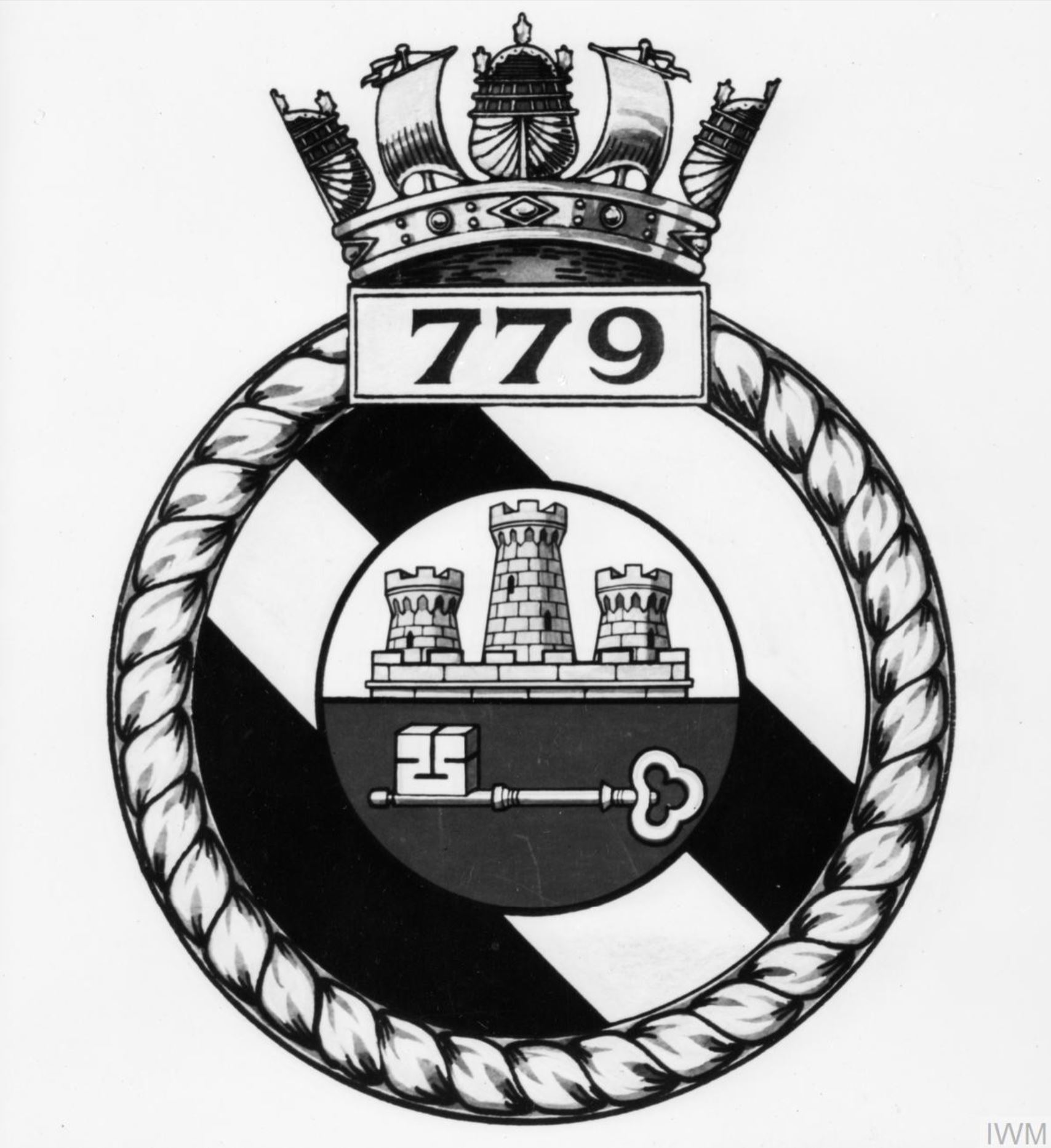 Fleet Air Arm crest of 779 Squadron IWM A26767
