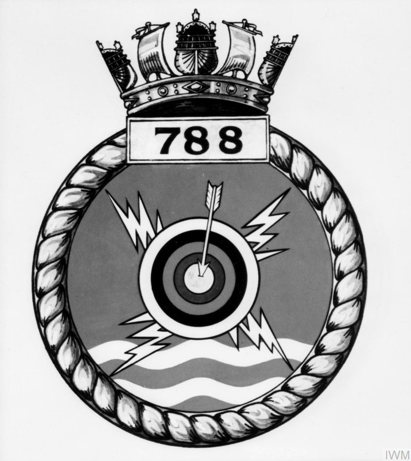 Fleet Air Arm crest of 788 Squadron IWM A26770