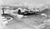 Asisbiz Fleet Air Arm Avenger or Tarpons over enemy airfields and installations on Miyako Island 4th May 1945 IWM A28931
