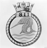 Asisbiz Fleet Air Arm crest of 811 Squadron IWM A31112