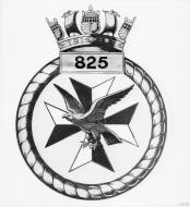 Asisbiz Fleet Air Arm crest of 825 Squadron IWM A26782