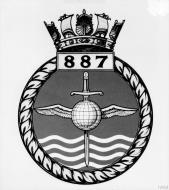 Asisbiz Fleet Air Arm crest of 887 Squadron IWM A26790
