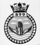 Asisbiz Fleet Air Arm crest of 899 Squadron IWM A26796
