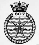 Asisbiz Fleet Air Arm 807 Squadron crest IWM A26777