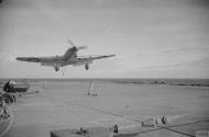 Asisbiz Fleet Air Arm 807NAS Fairey Fulmar landing aboard HMS Ark Royal 1941 IWM A3763