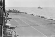 Asisbiz Fleet Air Arm 807NAS Fairey Fulmar taking off from HMS Ark Royal Apr 1941 IWM A3736