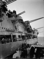 Asisbiz HMS Ark Royal torpedoed by the German U boat U 81 off Gibraltar sank 14th Nov 1941 IWM A6315