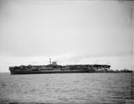 Asisbiz HMS Ark Royal torpedoed by the German U boat U 81 off Gibraltar sank 14th Nov 1941 IWM A6329