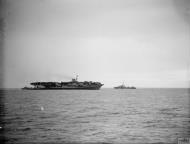 Asisbiz HMS Ark Royal torpedoed by the German U boat U 81 off Gibraltar sank 14th Nov 1941 IWM A6330