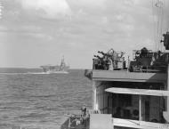 Asisbiz RN carrier HMS Ark Royal as seen from the cruiser HMS Sheffield Nov 1940 IWM A2291