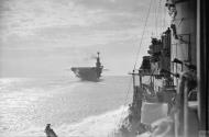 Asisbiz RN carrier HMS Ark Royal close to HMS Kelvin off Sardina Nov 1940 IWM A2373