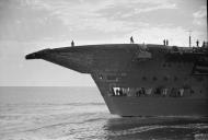 Asisbiz RN carrier HMS Ark Royal close to HMS Kelvin off Sardina Nov 1940 IWM A2375