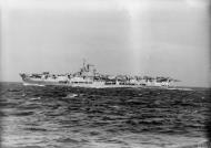 Asisbiz RN carrier HMS Ark Royal off Gibraltar 13th Nov 1941 IWM A6319