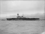 Asisbiz RN carrier HMS Eagle moored at Greenock Inverclyde Scotland Feb 1942 IWM A7582