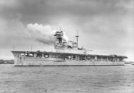 Asisbiz The Royal Navy aircraft carrier HMS Eagle underway 1937 web 01