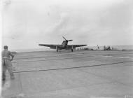 Asisbiz Fleet Air Arm 803NAS Fairey Fulmar aboard HMS Formidable off Madagascar Apr May 1942 IWM A9066
