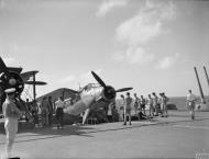Asisbiz Fleet Air Arm 820NAS Fairey Albacore 5R aboard HMS Formidable Sep 1942 IWM A11616