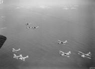 Asisbiz Fleet Air Arm 820NAS Fairey Albacore flying over the Fleet Sep 1942 IWM A11624