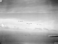 Asisbiz Fleet Air Arm 820NAS Fairey Albacore flying over the Fleet Sep 1942 IWM A11625