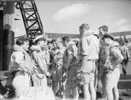 Asisbiz Fleet Air Arm 820NAS pilots and Observers aboard HMS Formidable Sep 1942 IWM A11632