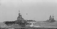 Asisbiz RN carrier HMS Formidable with Battleship HMS Nelson nr Mers El Kebir Mediterranean IWM A14167