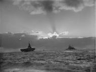 Asisbiz RN carrier HMS Formidable with HMS Renown off North Africa Operation Torch Nov 1942 IWM A12786
